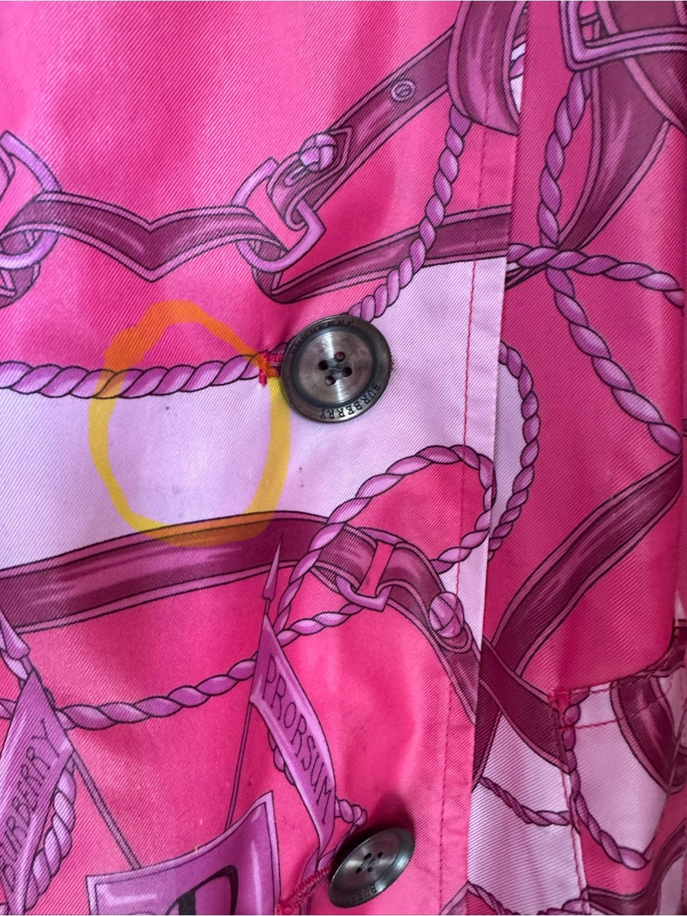 🎉HP🎉Limited Ed. Burberry Hot Pink Raincoat!😱 - Picture 7 of 16